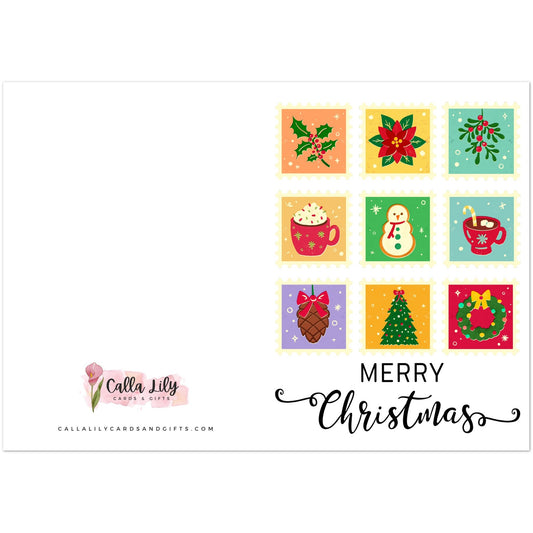 Christmas Stamp- Pack of 10